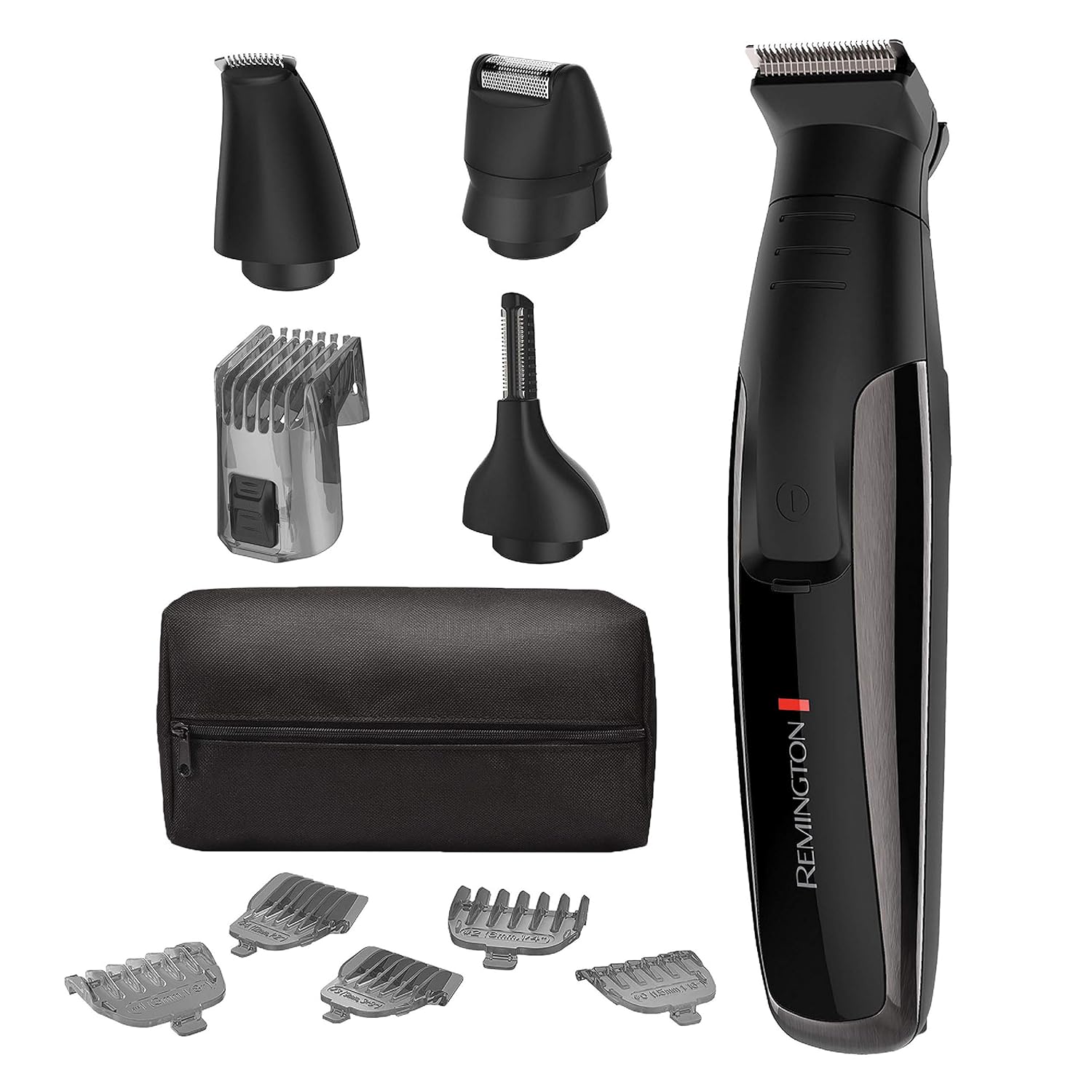 Remington Pg6171 The Crafter - Beard Boss Style And Detail Kit, Beard Trimmer, Grooming Set, Platinum, 11 Pieces