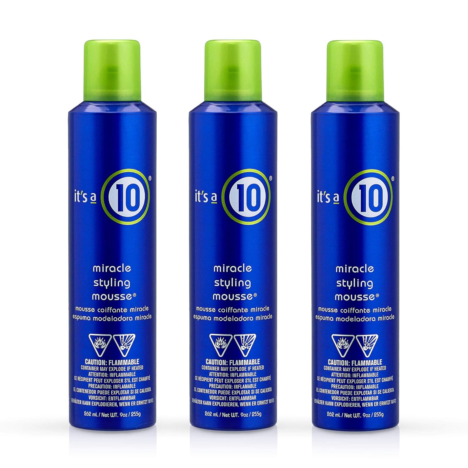 It'S A 10 Haircare Miracle Styling Mousse, 9 Fl. Oz. (Pack Of 3)