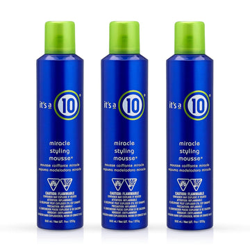 It'S A 10 Haircare Miracle Styling Mousse, 9 Fl. Oz. (Pack Of 3)