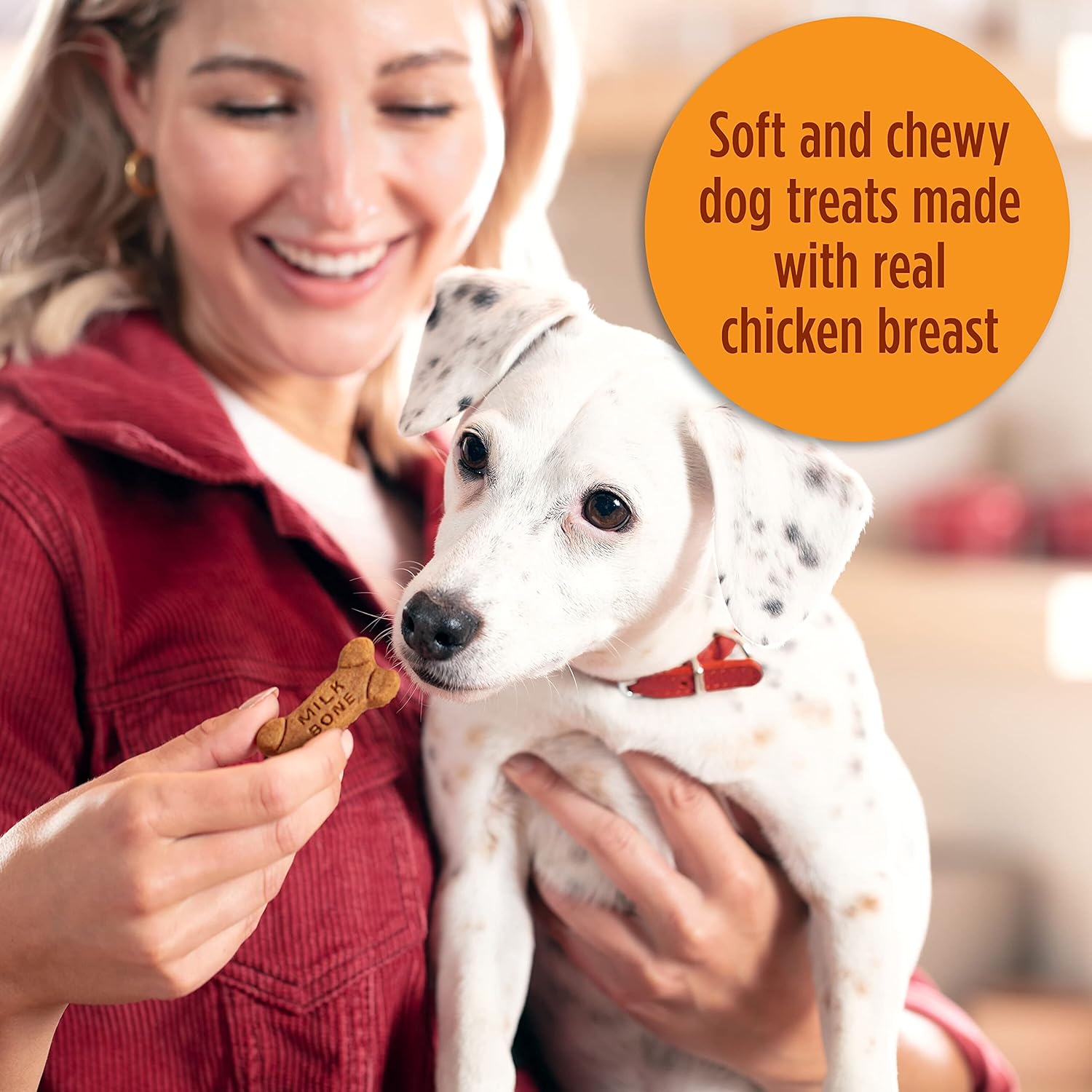 Milk-Bone Soft & Chewy Dog Treats, Chicken Recipe, 25 Ounce Made with Real Chicken Breast : Pet Treat Biscuits : Pet Supplies