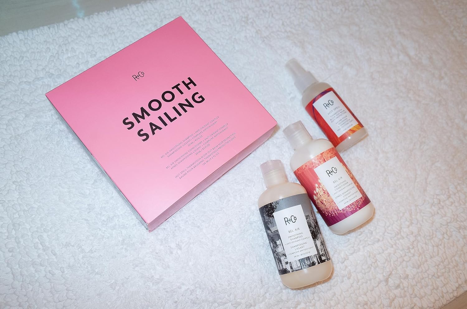 R+Co Smooth Sailing Kit | Smoothing + Nourishing + Moisturizing Hair Kit | Vegan + Cruelty-Free | 21.2 Oz : Beauty & Personal Care