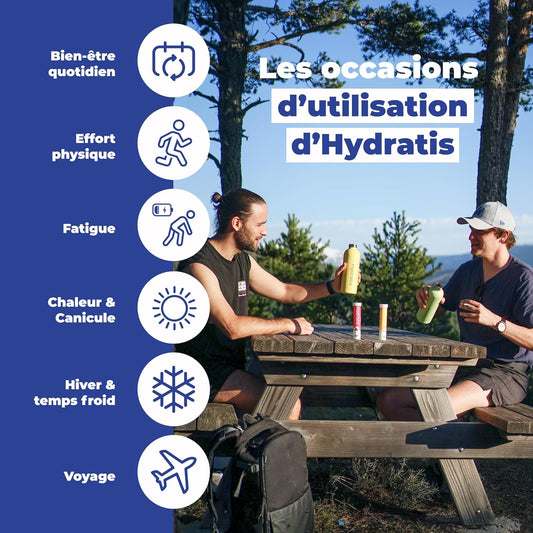 Hydratis Hydratation Accélérée - Electrolytes - Tube X20 Pastilles… (Peach)