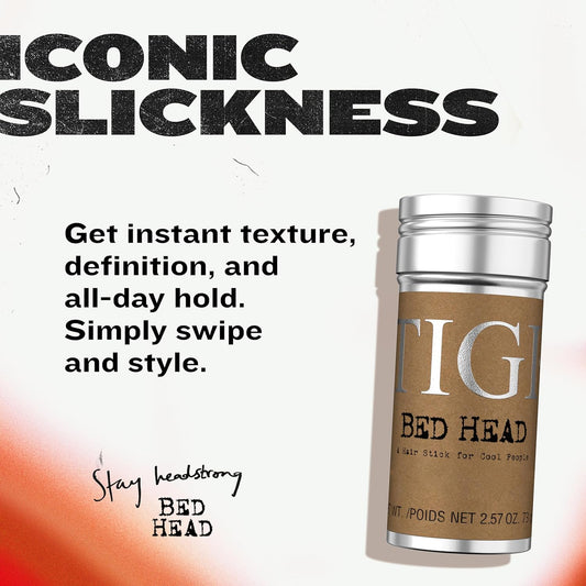 Bed Head By Tigi Hair Wax Stick – Strong Hold With Triple Wax Formulation For Slick Back Hair Styling And Smoothing Flyaways, 73G