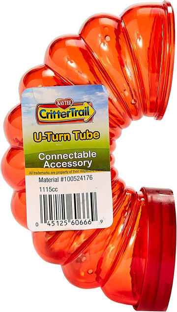 Kaytee Crittertrail Fun-Nel U-Turn Small Animal Habitat Tubes