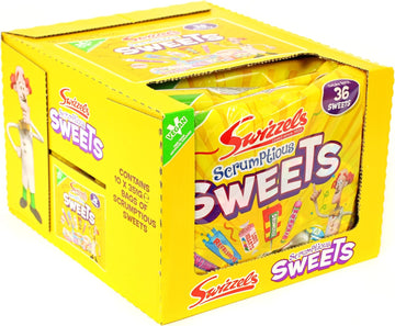 Swizzels Scrumptious Sweets Mixed Bag A Large Selection Of Mouthwatering Chewy Sweets And Lollipops Vegan Friendly Multipack 12X 351G Bags