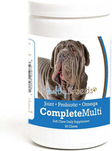 Healthy Breeds Neapolitan Mastiff All in One Multivitamin Soft Chew 90 Count : Pet Supplies