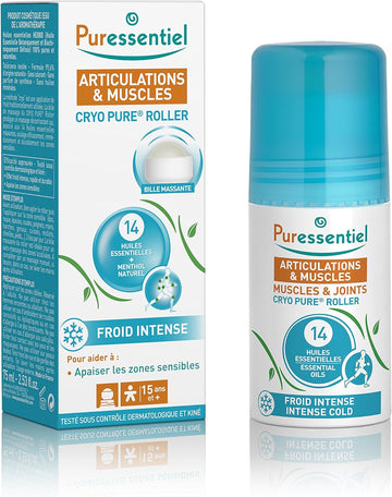 Puressentiel Muscles & Joints Cryo Pure Roller, Intense Cold Sensation