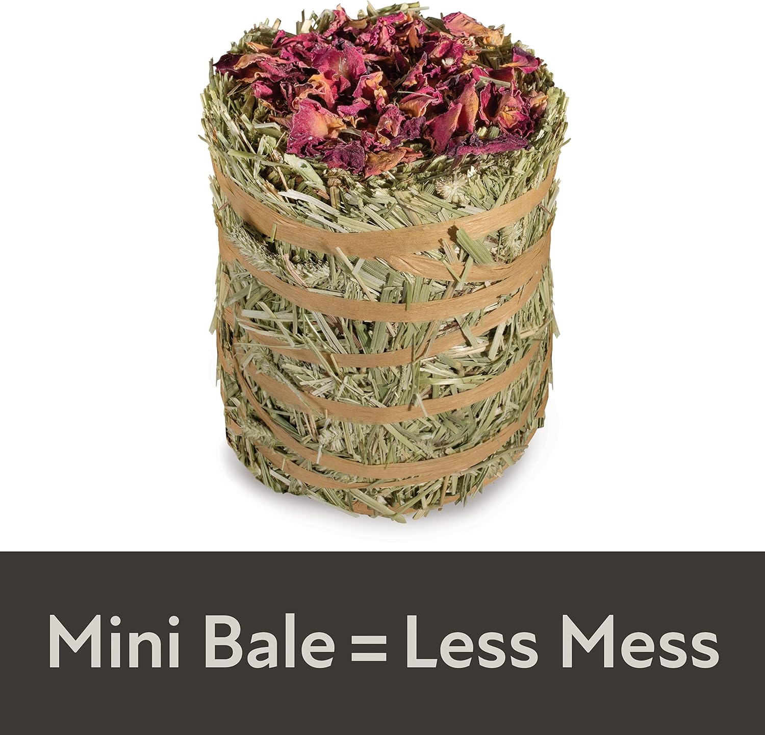 Kaytee Field+Forest Mini Hay Bales Rose 3.5 Ounces