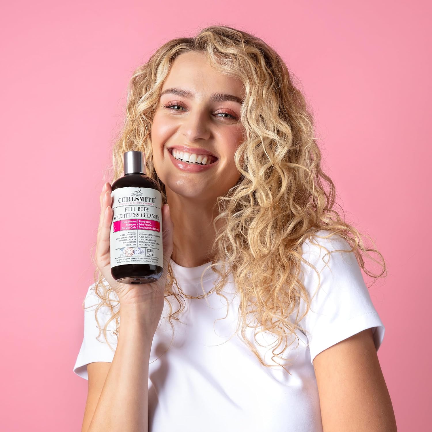 Curlsmith - Full Body Weightless Cleanser, Volumizing Shampoo For Wavy, Curly Or Coily Hair, Vegan (355Ml/12Fl Oz)