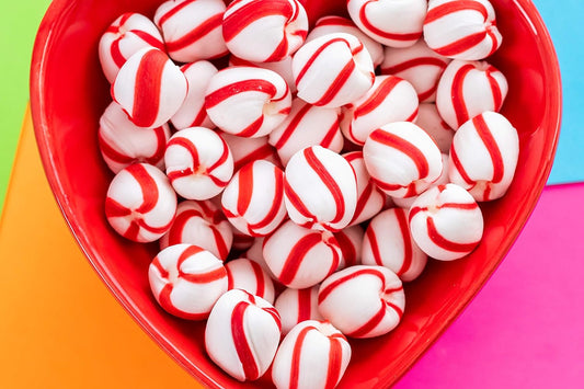 Brach'S Bobs Sweet Stripes Soft Peppermint Candy, 160 Individually-Wrapped Pieces, 28 Ounce Jar