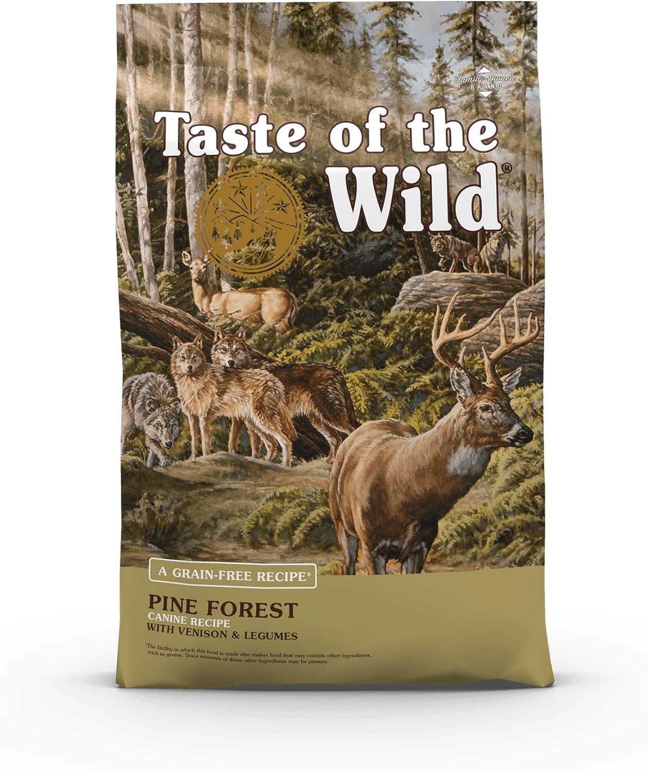 Taste Of The Wild Grain Free High Protein Real Meat Recipe Pine Forest Premium Dry Dog Food