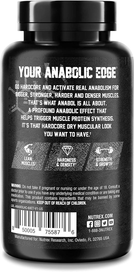 Nutrex Research Anabol Hardcore Anabolic Activator, Muscle Builder and