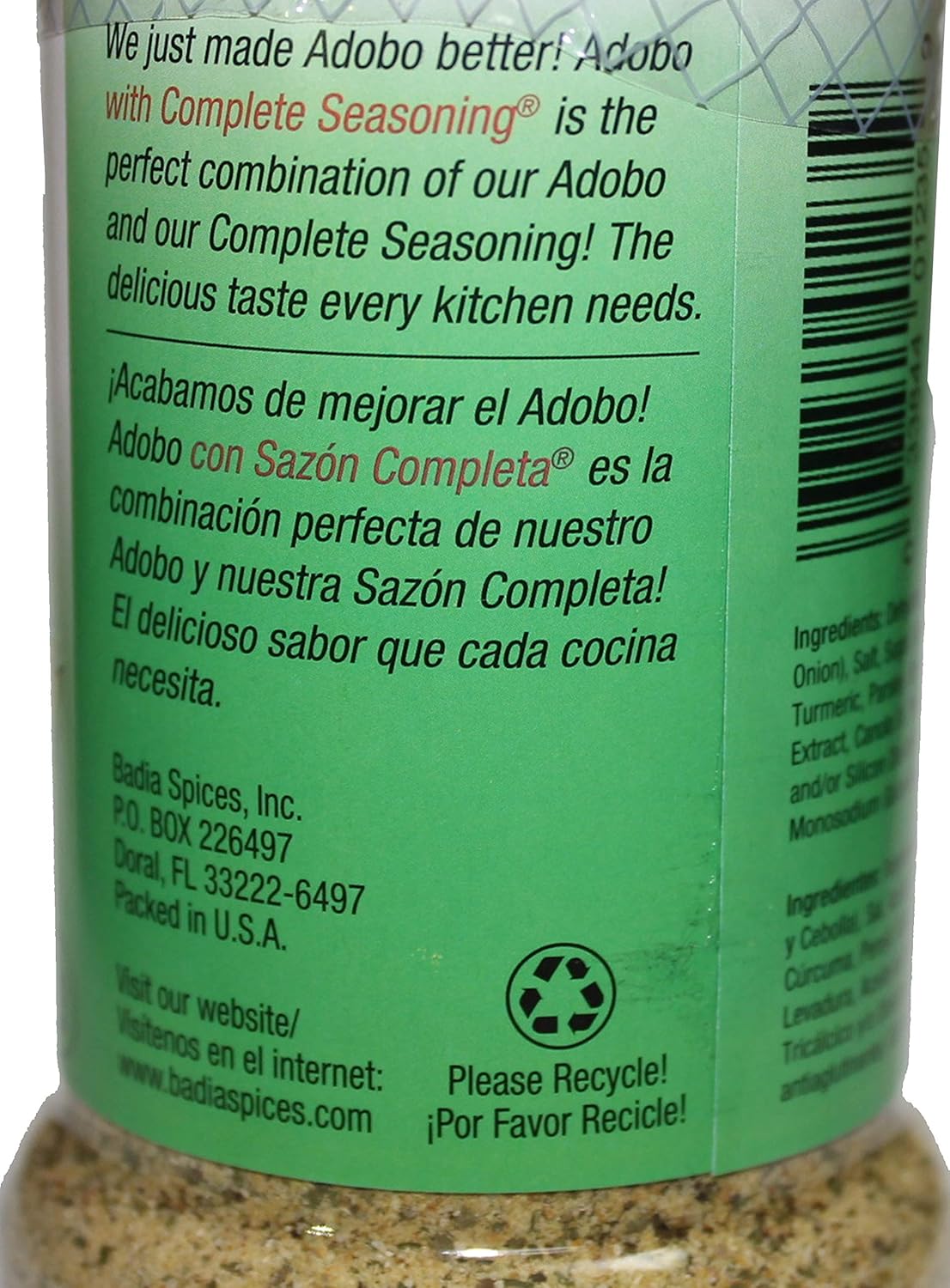 Badia Adobo With Complete Seasoning (9 Oz) 255.1G