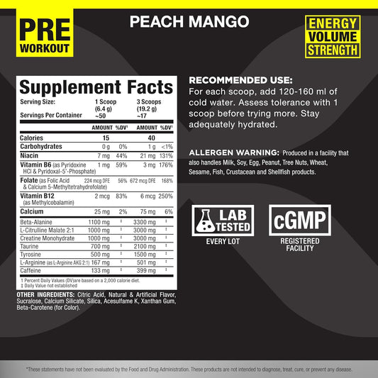 Allmax Igniter Sport Peach Mango (320G)