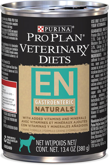 Purina Pro Plan Veterinary Diets En Gastroenteric Naturals Canine Formula Wet Dog Food - (Pack Of 12) 13.4 Oz. Cans