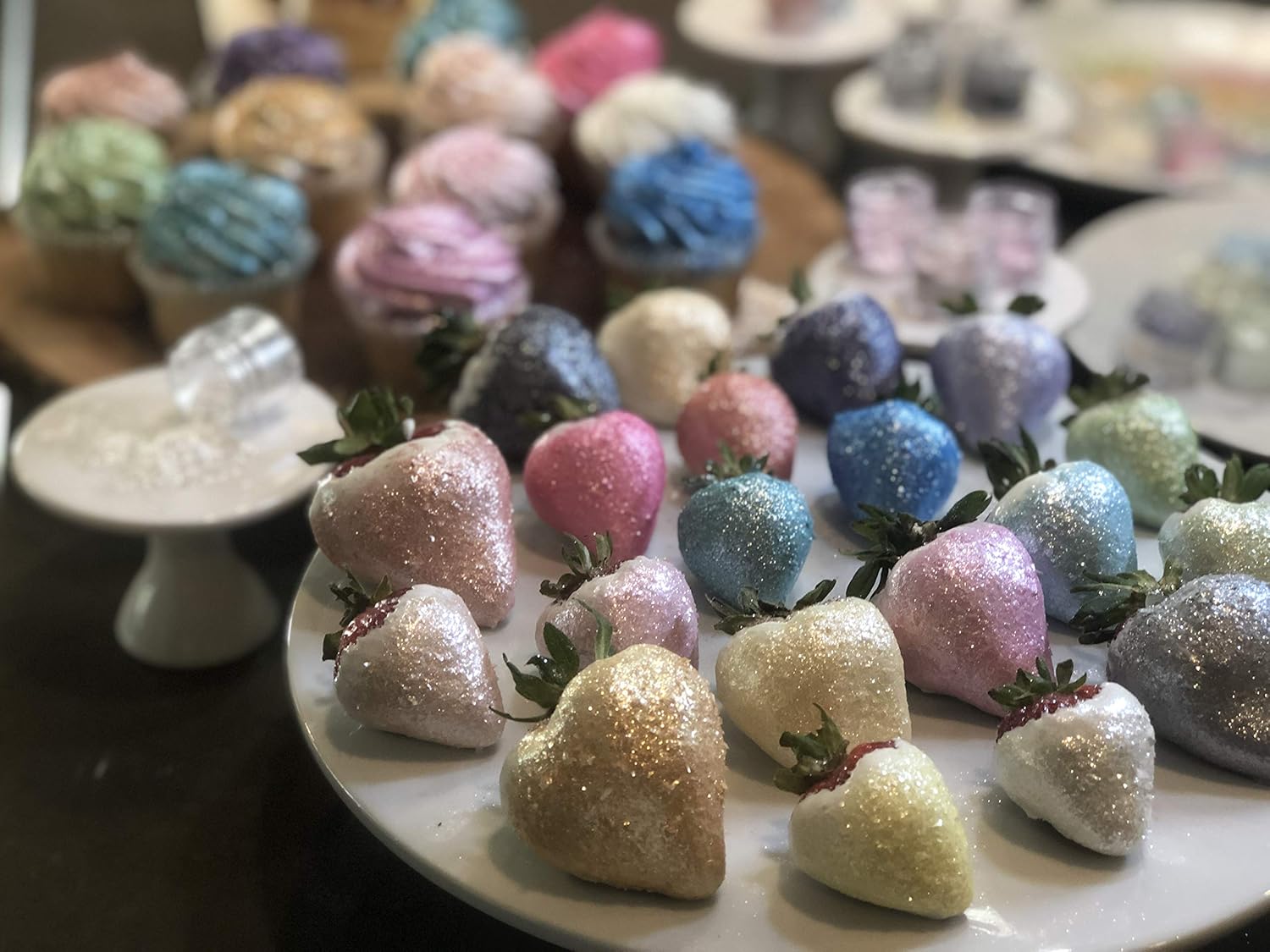 Bakell Mother'S Day Tinker Dust Edible Glitter, 5 Gram Jar Color Set | Includes Our #1 Seller Rose Gold, Pink Rose & Leaf Green | Tinker Dust Edible Glitter | Kosher Certified : Grocery & Gourmet Food