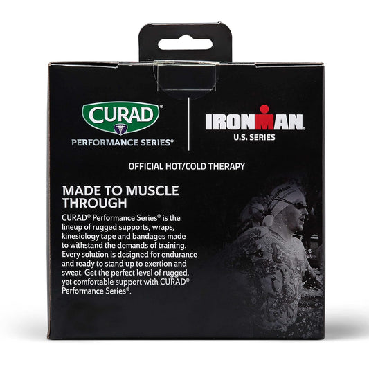 Curad Ironman Hot Or Cold Therapeutic Combo Packs With Wrap, Reusable Hot Or Cold Compress Packs For Injuries, Combo Pack Includes Small And Large, 2 Count