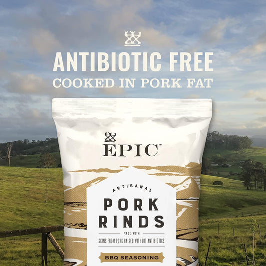 Epic Bbq Pork Rinds Gluten Free, 2.5Oz (Pack Of 6)