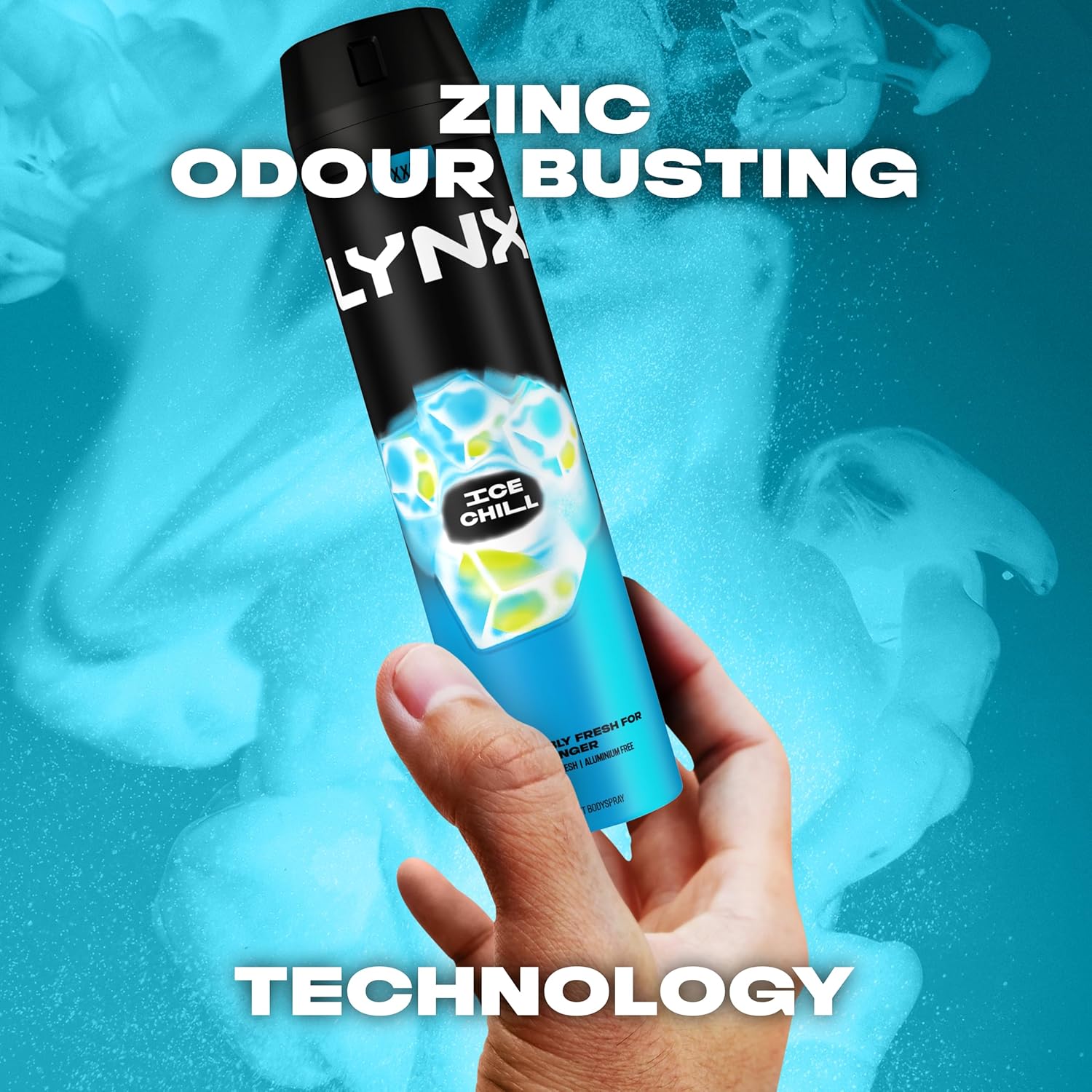 Lynx Ice Chill Aerosol Body Spray Men's Deodorant Spray with an iced mint & lemon scent for 48 hours of odour-busting, high definition fragrance 250 ml : Amazon.co.uk: Beauty