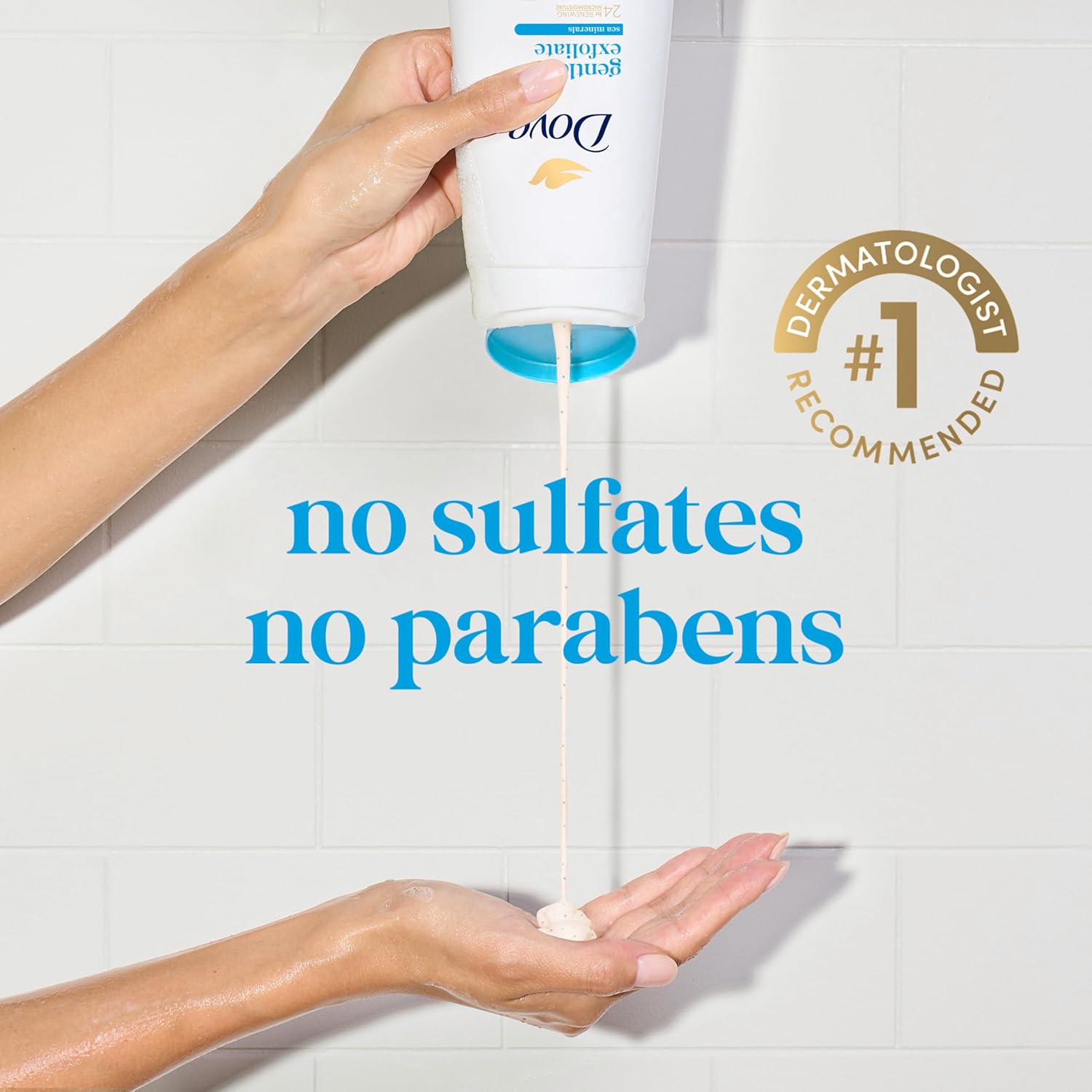 Dove Body Wash 2 Count Gentle Exfoliating With Sea Minerals Instantly Reveals Visibly Smoother Skin Cleanser That Effectively Washes Away Bacteria While Nourishing Your Skin 20 Oz : Beauty & Personal Care