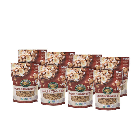 Nature's Path Organic Gluten Free Coconut and Cashew Butter Granola, 11 Ounce (Pack of 8), Non-GMO