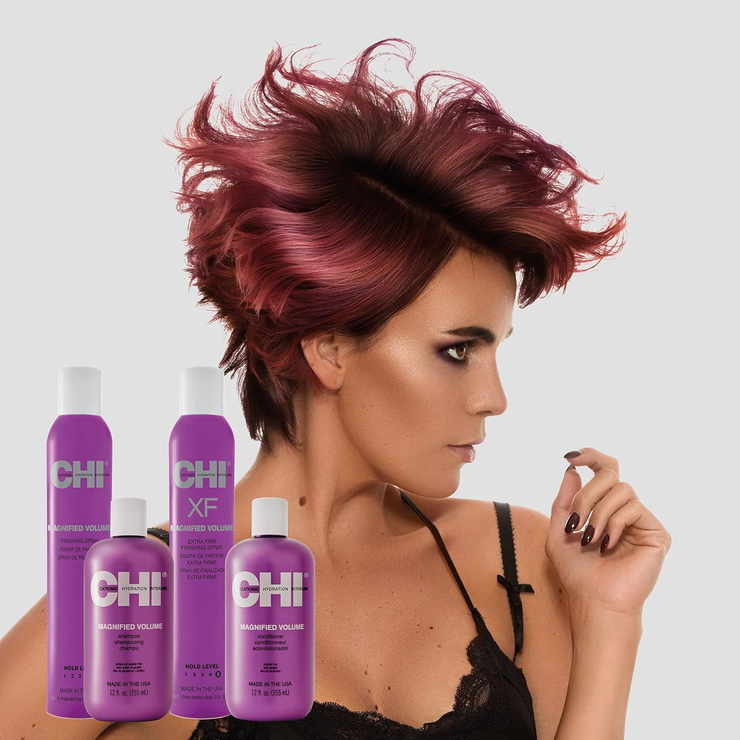 CHI Magnified Volume Conditioner Volumising Hair Products for Fine, Limp Hair Adds Hair Volume & Body Strengthens Hair Low pH, Color Safe, Paraben-Free & Sulphate Free Conditioner, 355 ml : Amazon.co.uk: Beauty