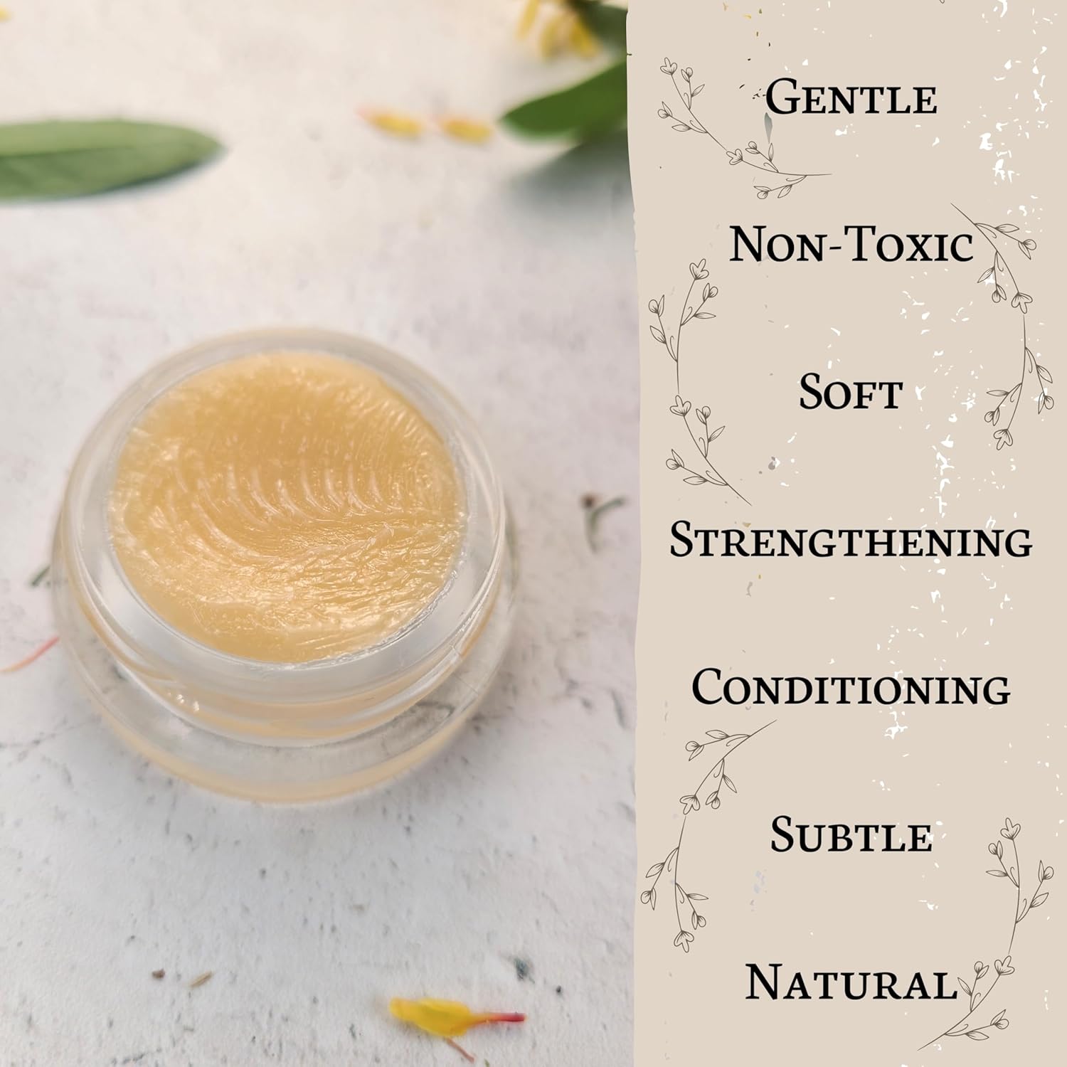 Lash Pomade | Mascara Alternative | Natural Eyelash Growth Serum With Organic Castor Oil & Argan Oil | Increases Length & Volume | Natural Silk Fibers | Long-Lasting Lash Health