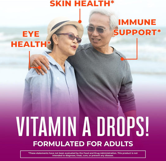 Maryruth Organics Usda Organic Vitamin A Liquid Drops | 3 Month Supply | Immune Support, Eye Health, Skin Health For Ages 14+ | 750Mcg Per Serving | Sugar Free | Vegan | Non-Gmo | Gluten Free | 1Oz