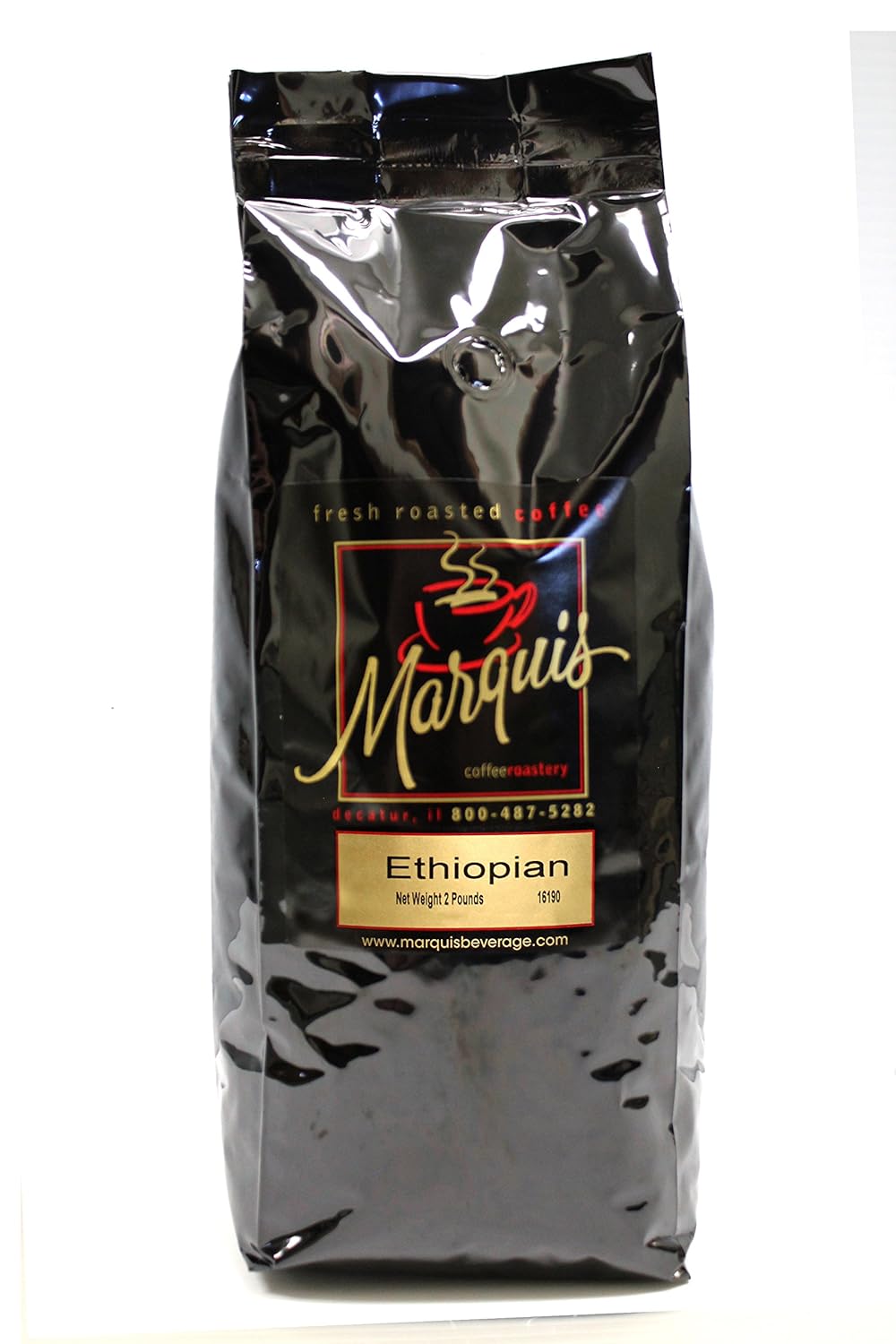 Ethiopian Yirgacheffe Whole Bean Coffee Bag