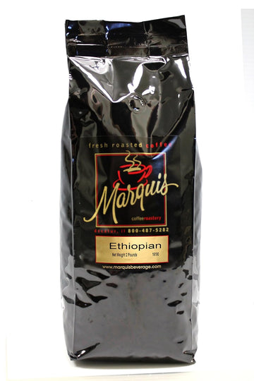 Ethiopian Yirgacheffe Whole Bean Coffee Bag