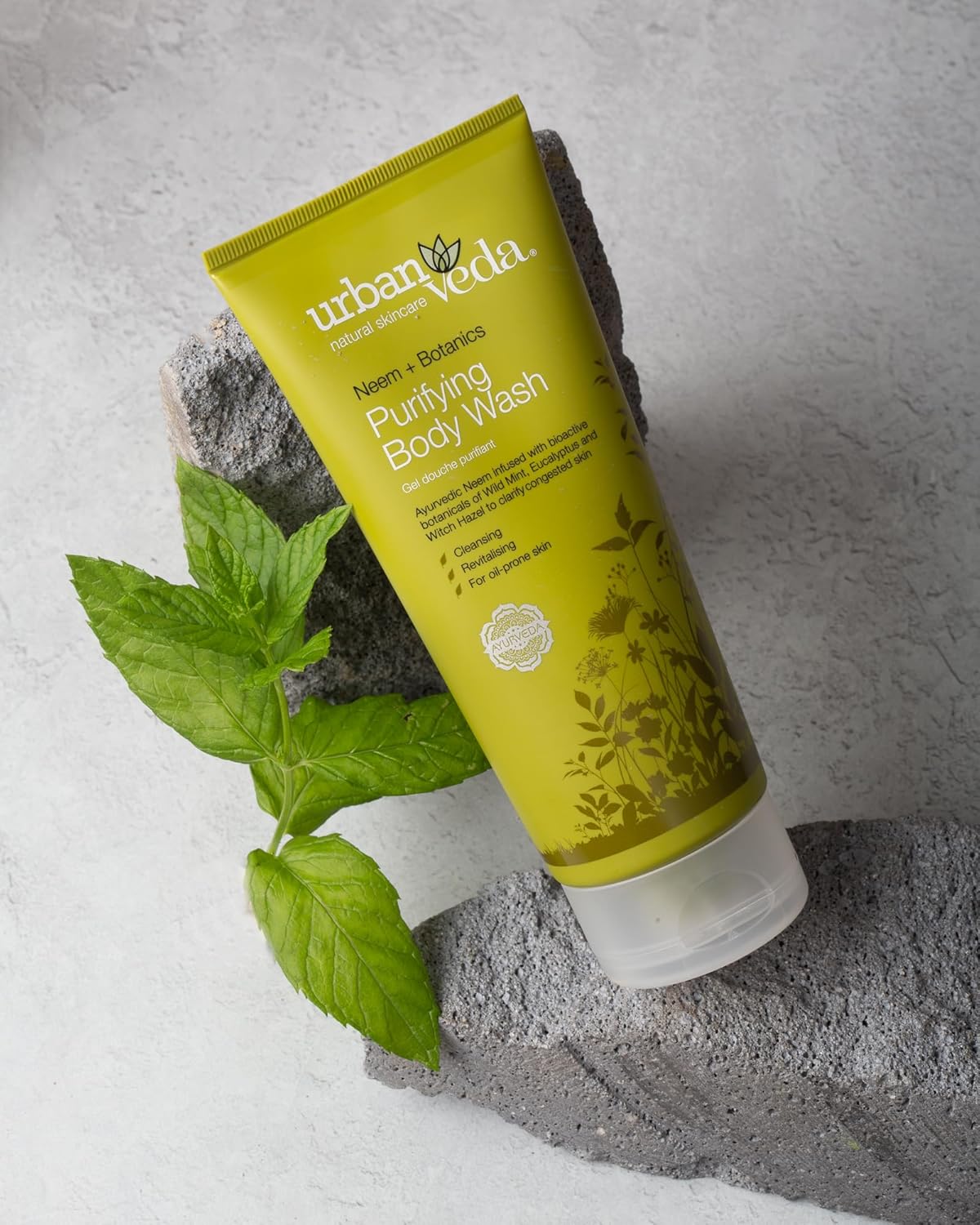 Urban Veda Purifying Body Wash | Salicylic Acid and Witch Hazel | Shower Gel for Body & back acne treatment |Active Neem & Tea Tree Body Wash | Body Wash for Women & Men | For Oily Skin | 200 ML : Amazon.co.uk: Beauty