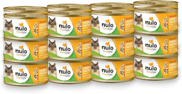 Nulo Freestyle Cat And Kitten Shredded Wet Canned Food, Premium All Natural Grain-Free Wet Cat Food, Protein-Rich With Omega 6 And 3 Fatty Acids To Support Skin Health And Soft Fur