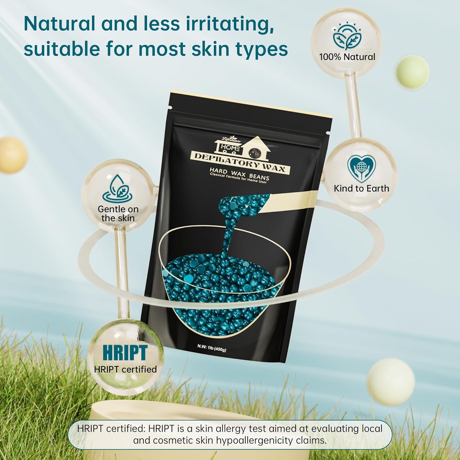 Lifestance Hard Wax Beads 1Lb + 2.5Lb Hard Wax Beads : Beauty & Personal Care