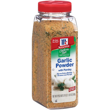 Mccormick California Style Garlic Powder With Parsley Coarse Grind Blend, 24 Oz