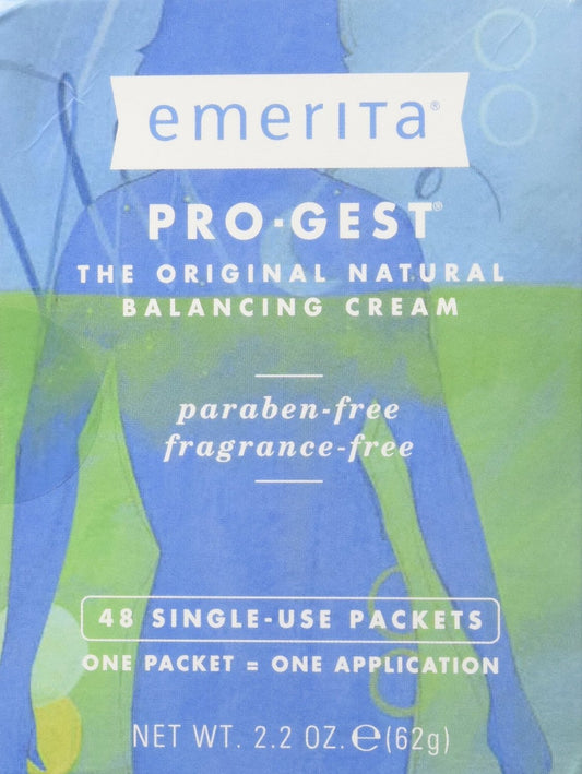 Emerita Pro-Gest Body Cream Single Use Packets 48 Single Use Packet Cream : Health & Household