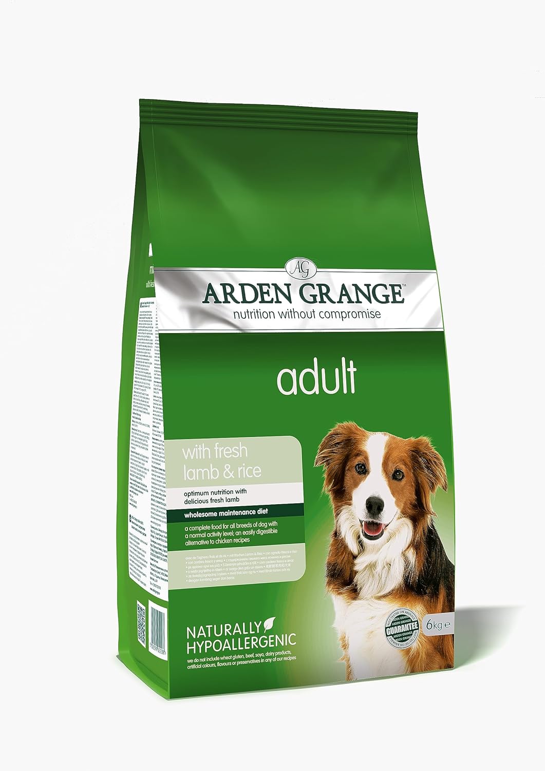 Arden Grange Adult Dry Dog Food with Fresh Lamb and Rice, 6 kg :PC & Video Games