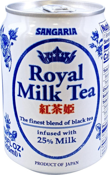 Sangaria Royal Milk Tea, 8.96 Fluid Ounce (Pack Of 24)