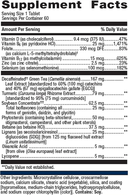 Metagenics Testralin - Testosterone Support For Men 40+* - Estrogen & Testosterone Metabolism Supplement* - With Flax Seed, Green Tea Leaf & Phytosterols- Gluten-Free - 60 Tablets