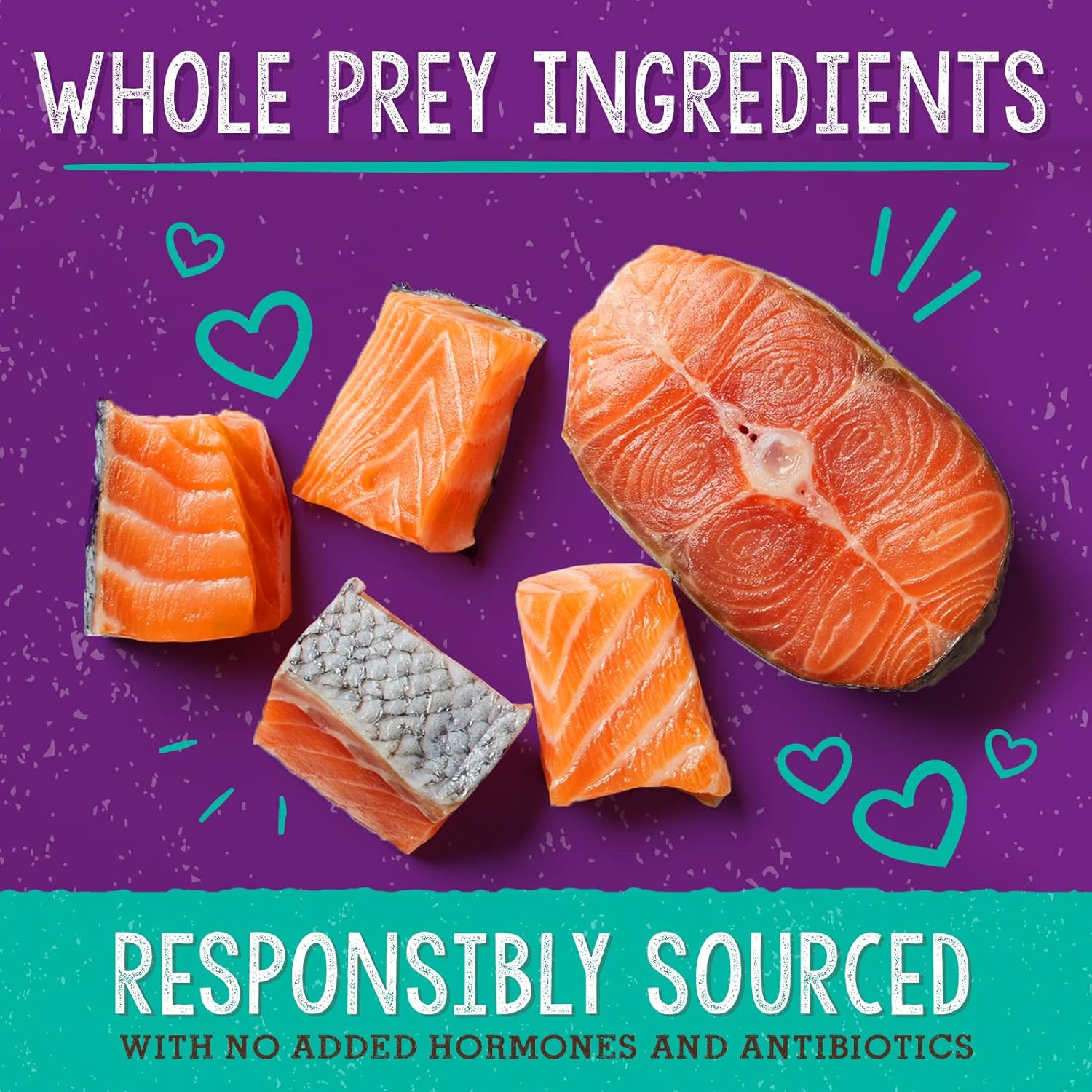 Stella & Chewy's Freeze-Dried Raw Sea-Licious Salmon & Cod Dinner Morsels Cat Food, 3.5 oz. Bag, Freeze-Dried Raw Cat Dinner Morsels : Pet Supplies