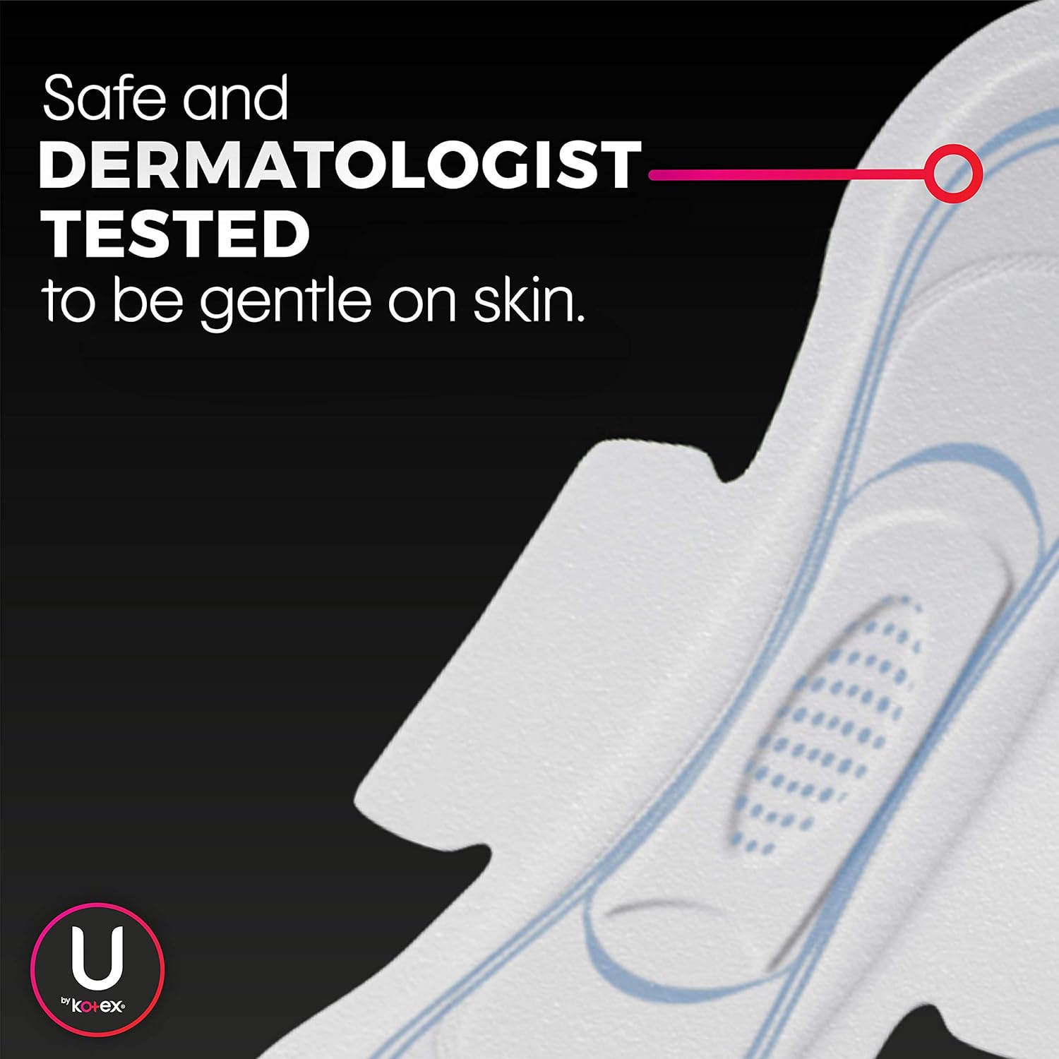 U by Kotex Security Ultra Thin Feminine Pads with Wings, Heavy Absorbency, Unscented, 32 Count : Health & Household