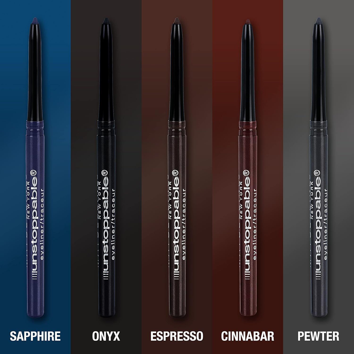 MAYBELLINE Unstoppable® Mechanical Eyeliner Pencil, Easy to Apply, Smooth Glide, Up to 24 Hour Wear Cinnabar 0.02 oz : Beauty & Personal Care