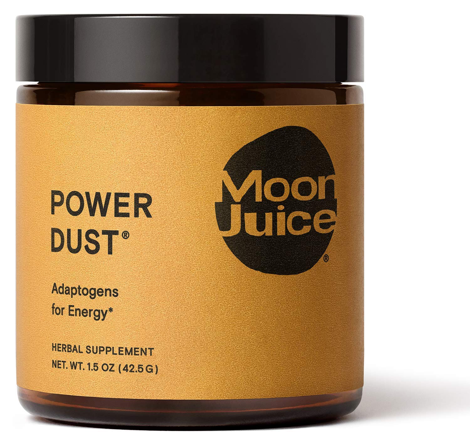 Moon Juice Power Dust Energy Support - Natural Mushroom Based Adaptogenic Powder Supplement - Ashwagandha, Ginseng, Cordyceps, Astragalus & Rhodiola - Vegan, Gluten-Free, Caffeine-Free (1.5Oz)