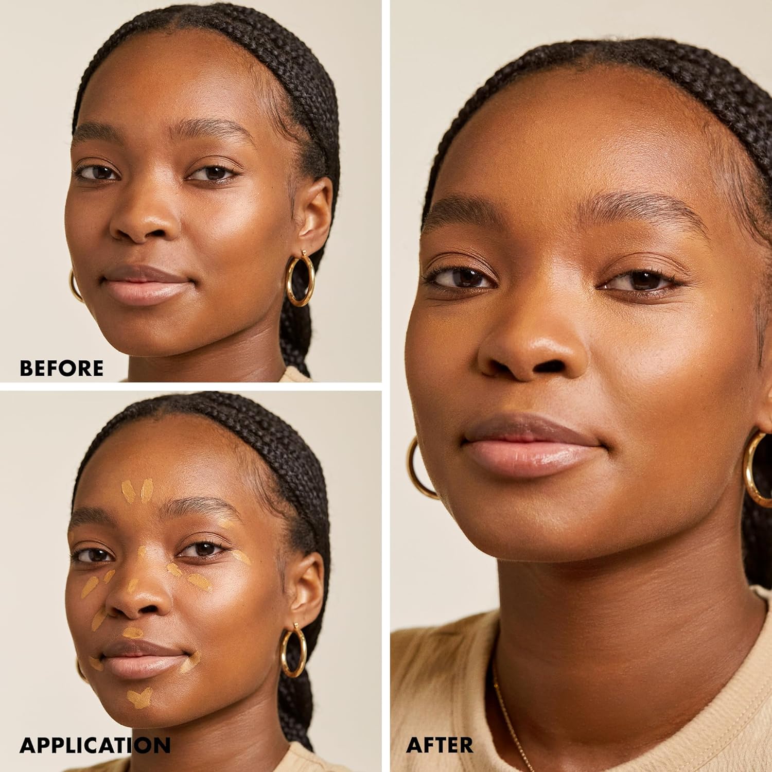 Milani Conceal + Perfect Longwear Concealer Full Coverage Infused With Hyaluronic Acid & Vitamin E, Cover Dark Circles, Blemishes & Skin Imperfections For Long-Lasting Wear - Medium Beige : Beauty & Personal Care