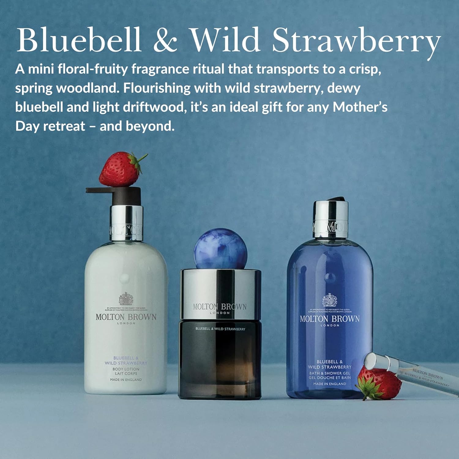 Bluebell & Wild Strawberry Travel Gift Set : Beauty & Personal Care