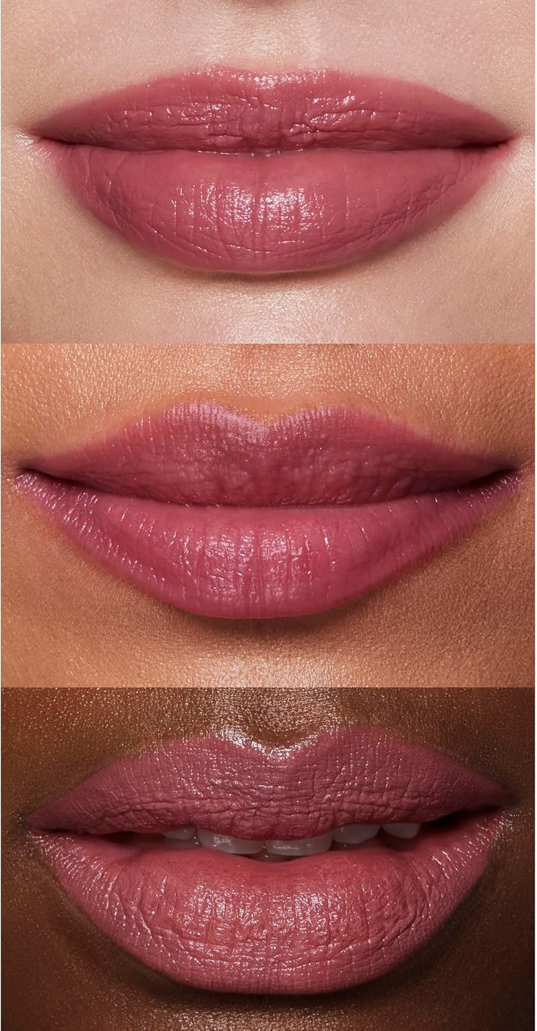 e.l.f. O Face Satin Lipstick, Richly Pigmented, Nourishing & Long-Lasting Creamy Lipstick, Infused With Jojoba, Vegan & Cruelty-Free, All Night : Amazon.co.uk: Beauty