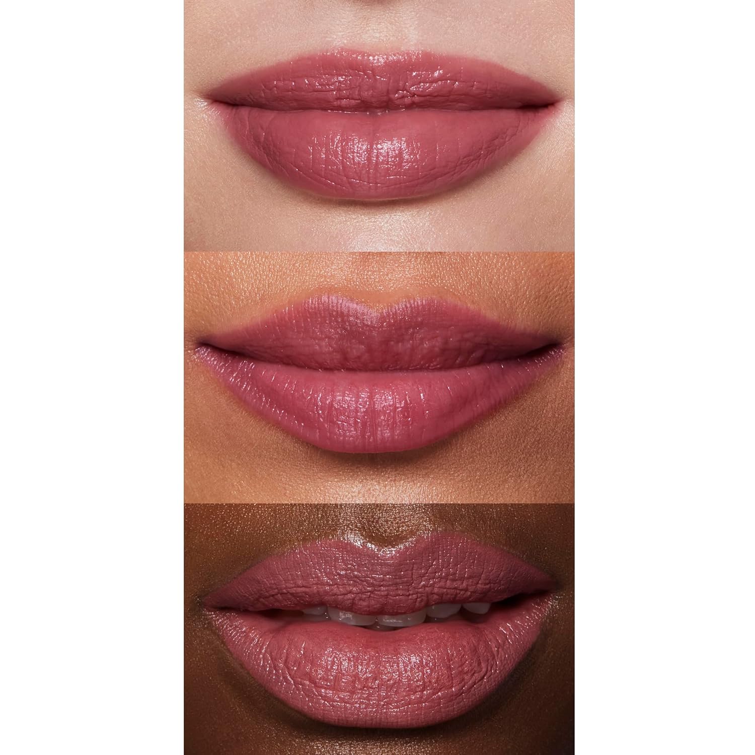 E.L.F. O Face Satin Lipstick, Richly Pigmented, Nourishing & Long-Lasting Creamy Lipstick, Infused With Jojoba, Vegan & Cruelty-Free, No Doubt : Beauty & Personal Care