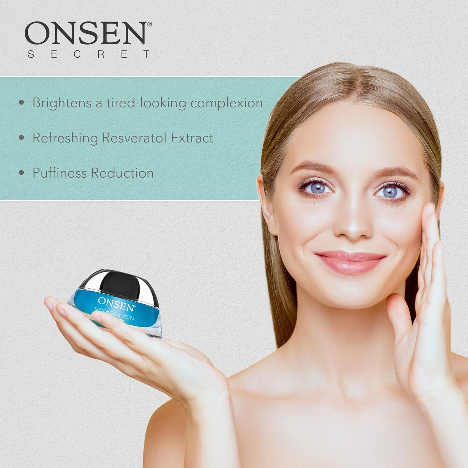Onsen Secret Under Eye Cream Anti Aging Eye Cream Treatment Gel Sacred Japanese Hot Spring Minerals For Wrinkles And Dark Circles, Firming Eye Cream For Morning & Night (30 Ml) : Beauty & Personal Care