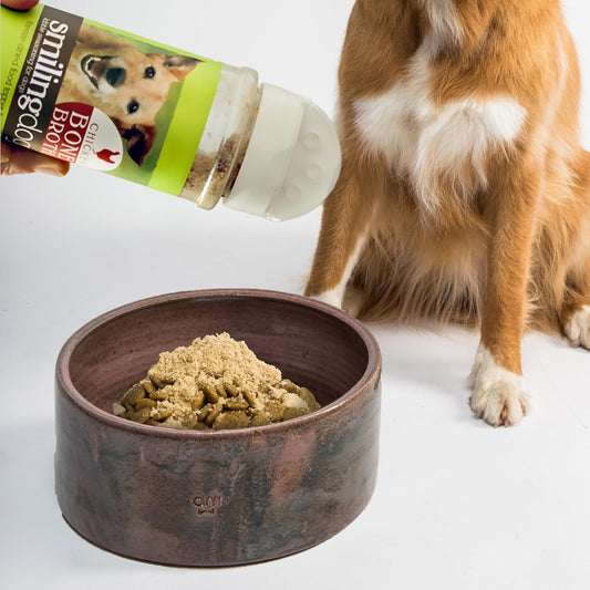 Herbsmith Smiling Dog Kibble Seasoning – Freeze Dried Cheese Food Topper - Gruyere – All Natural, Human-Grade Topper For Dogs - 6 Oz