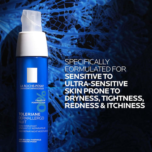 La Roche-Posay Toleriane Dermallergo Soothing Night Cream For Sensitive Skin 40Ml