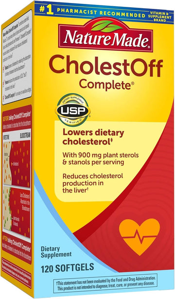 CholestOff Complete Softgels, 120 Count for Heart Health